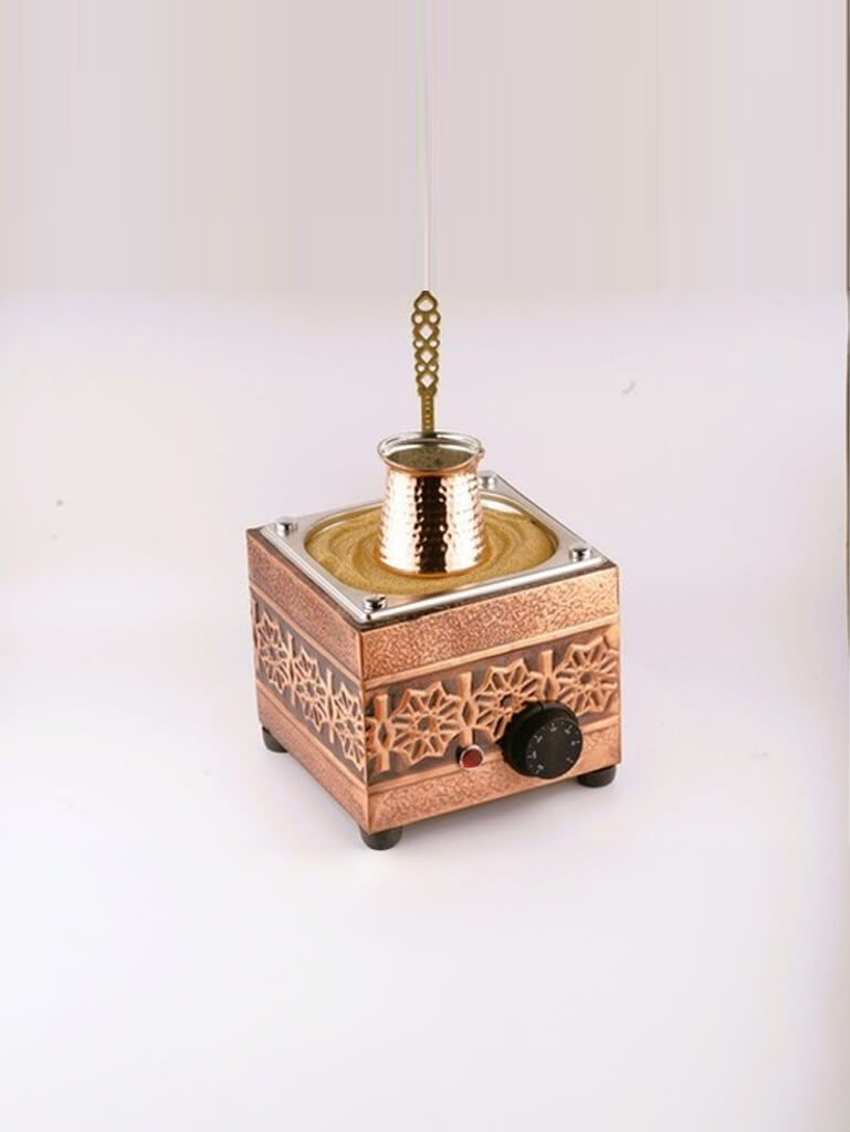 Bakır Kumda Kahve Makinesi Küçük Boy