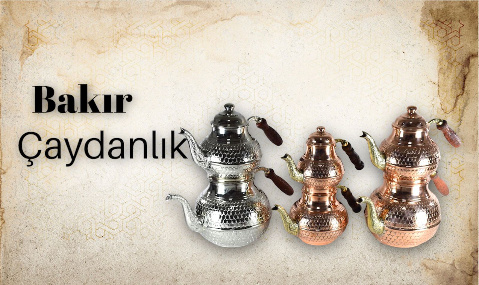 bakır çaydanlık